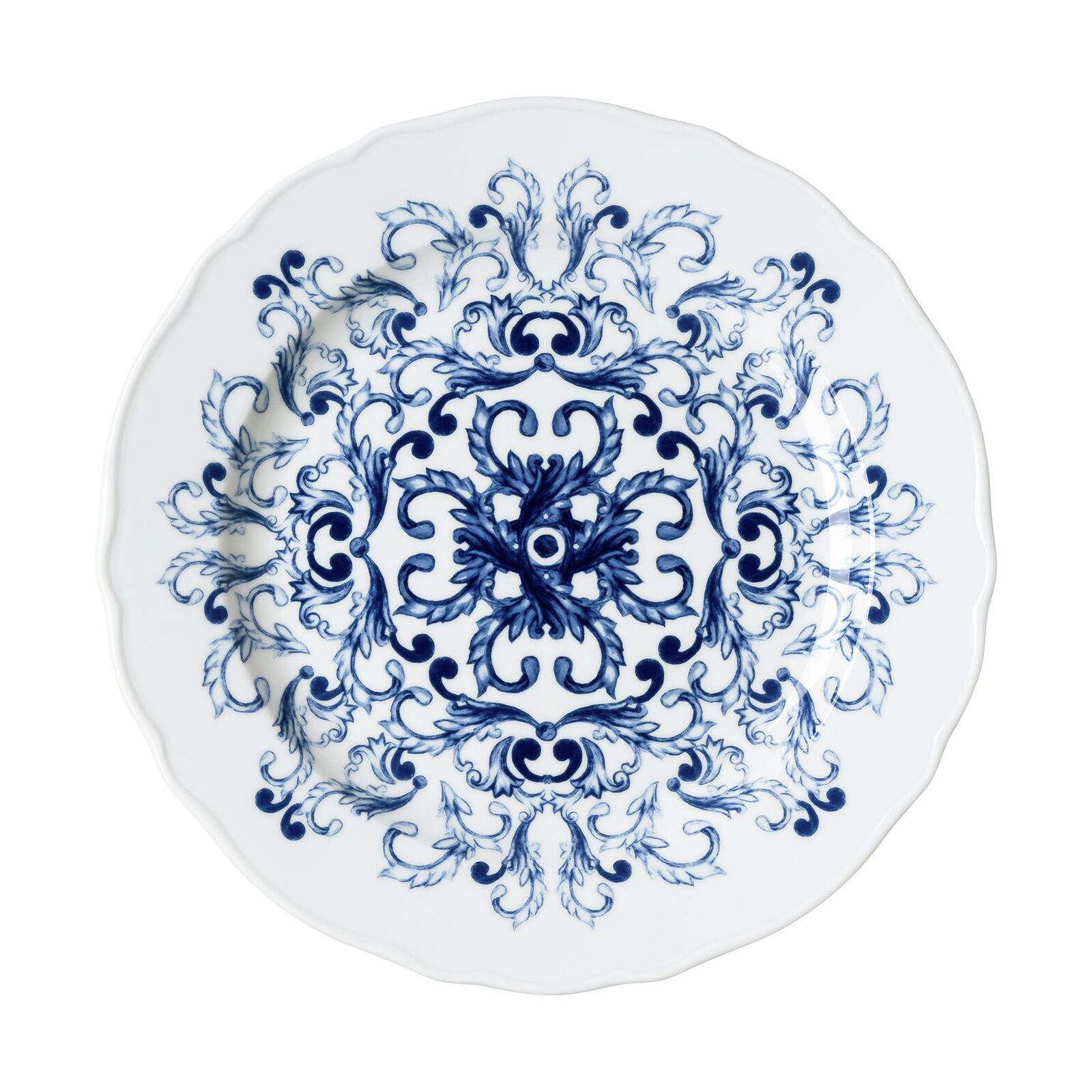 Charger plate (31 cm) from the Rosenthal True Blue collection in porcelain. image number null
