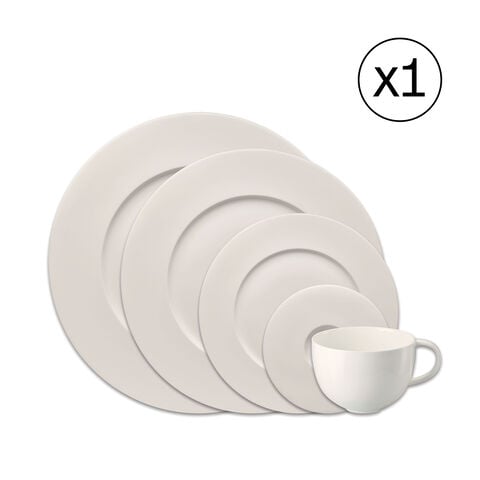 Dinnerware Set for 1 Person 5 Pieces