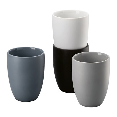 Set of 4 mugs double-walled