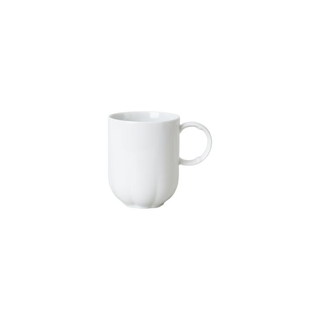 Mug (12.10 cm, 0.39 l) from the Rosenthal Sonetto Bianco collection in porcelain. image number 0