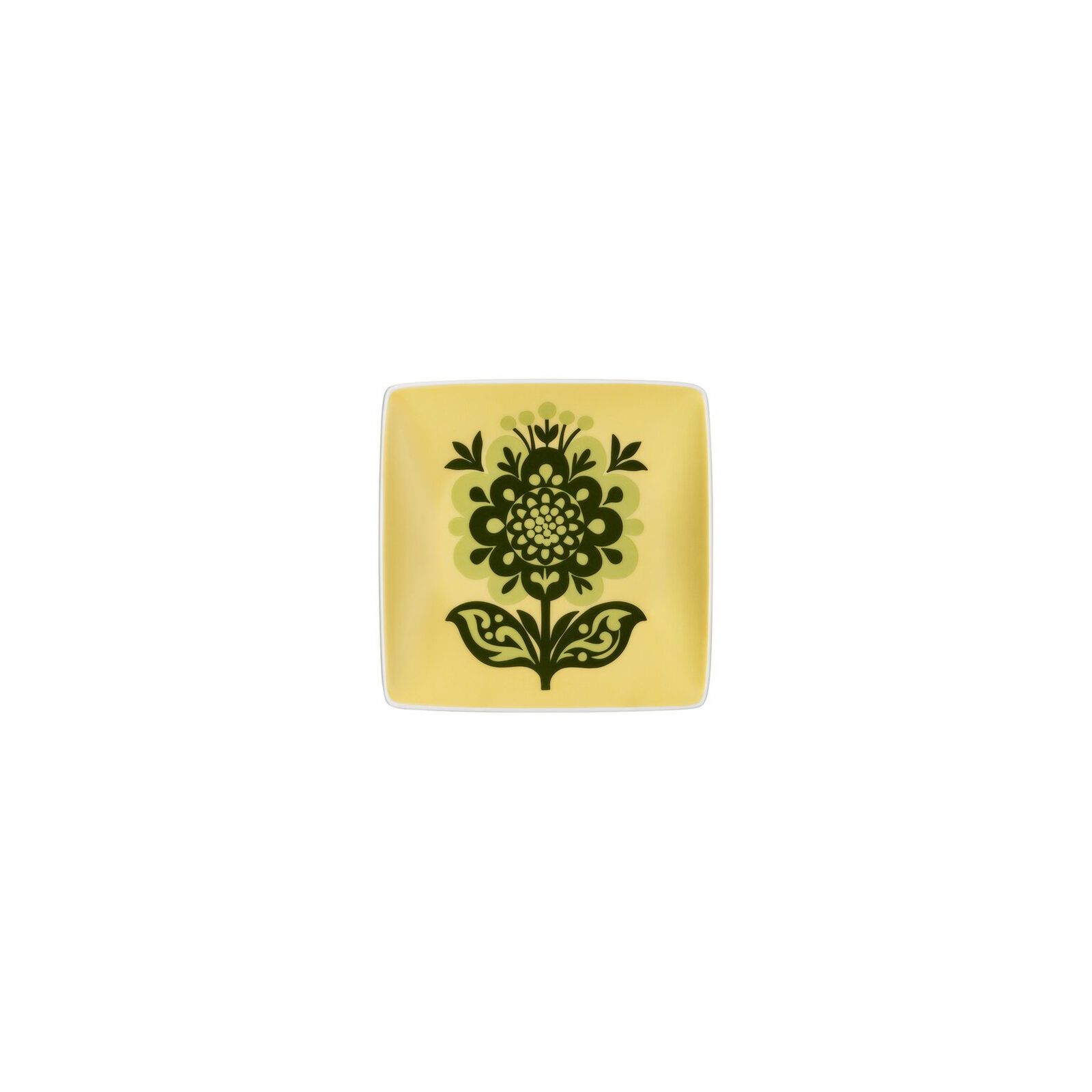 Square bowl (12 cm) from the Rosenthal Home Flower Farm collection in porcelain. image number null