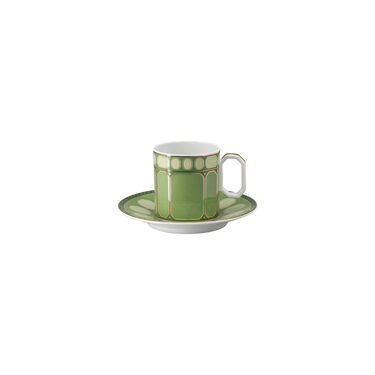 Rosenthal x Swarovski - Signum Fern Coffee Cup & Saucer