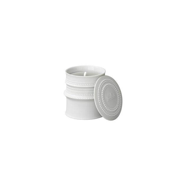 Small scented candle (9.50 cm) from the Rosenthal Pisara Weiss matt collection. image number 0