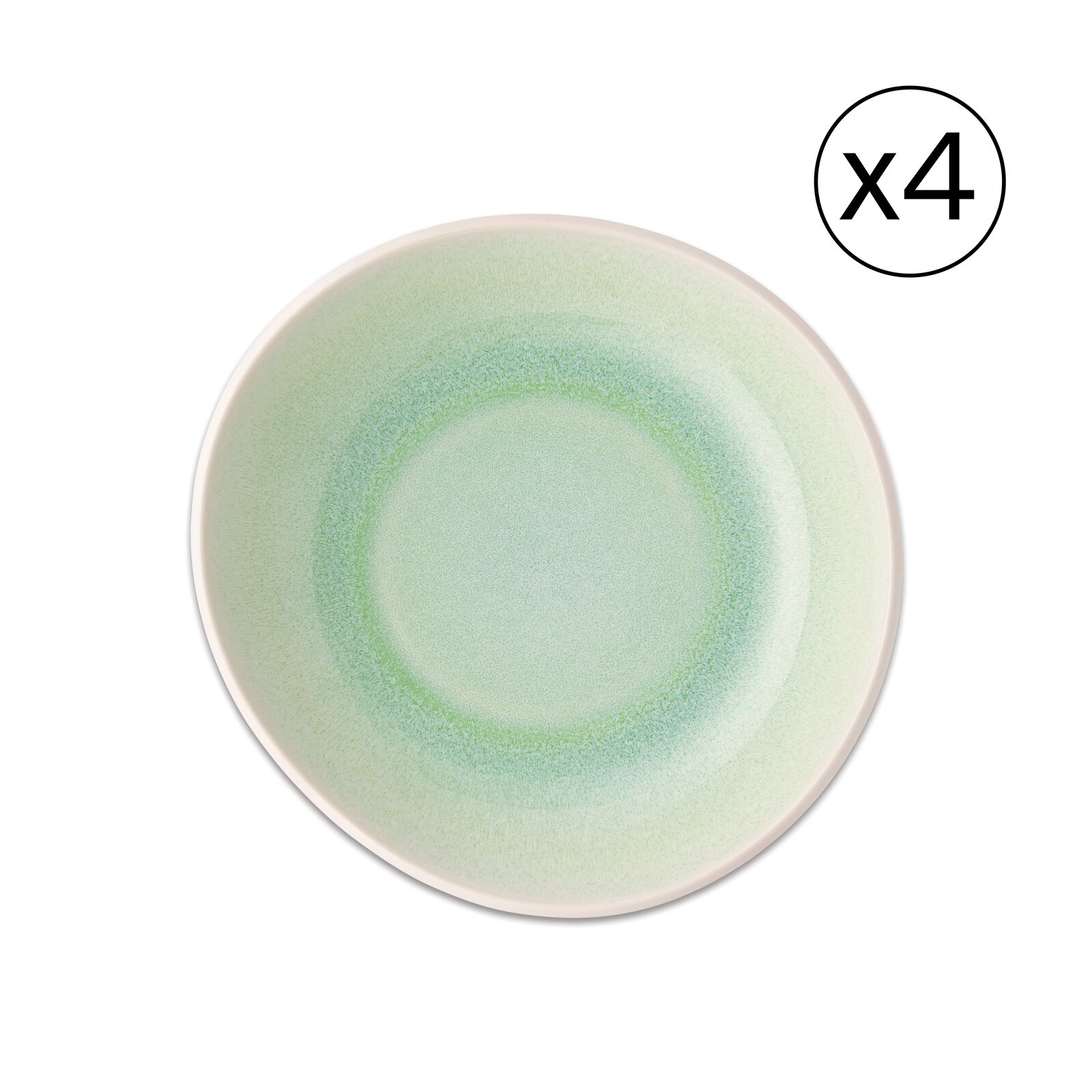 Deep Plate Set for 4 people 4 Pieces image number null