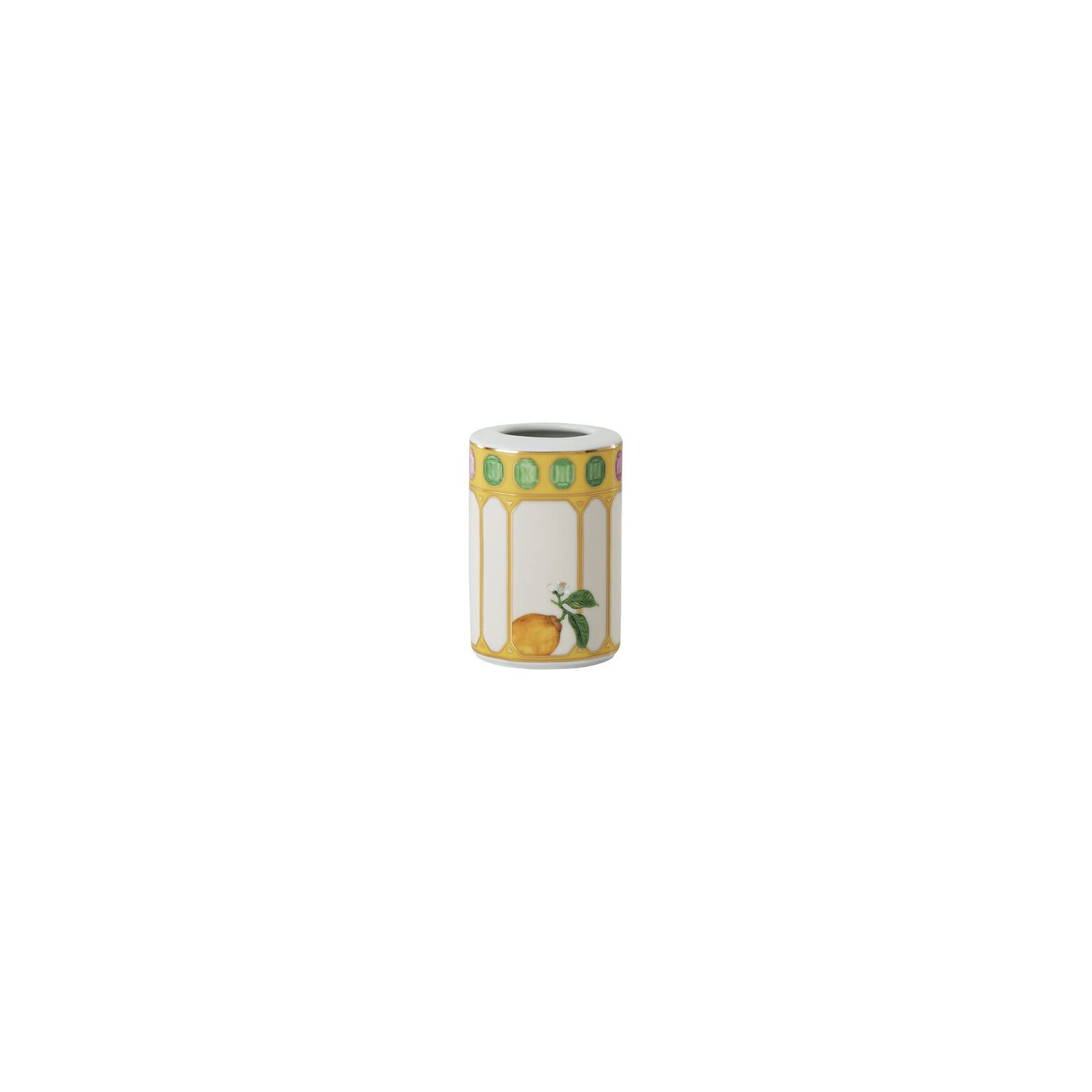 Vase (8 cm) from the Swarovski IDYLLIA Marshmallow collection in porcelain. image number null