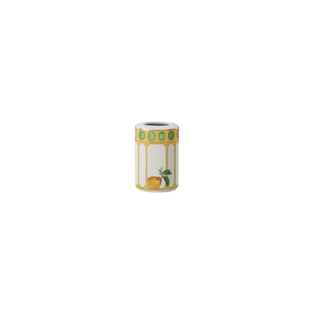 Vase (8 cm) from the Swarovski IDYLLIA Marshmallow collection in porcelain. image number 1