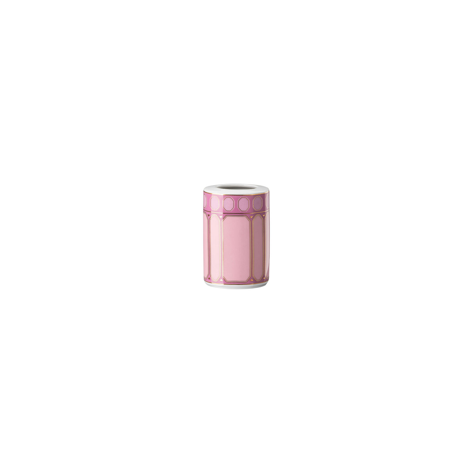 Vase (8 cm) from the Swarovski SIGNUM Rose collection made of porcelain. image number null