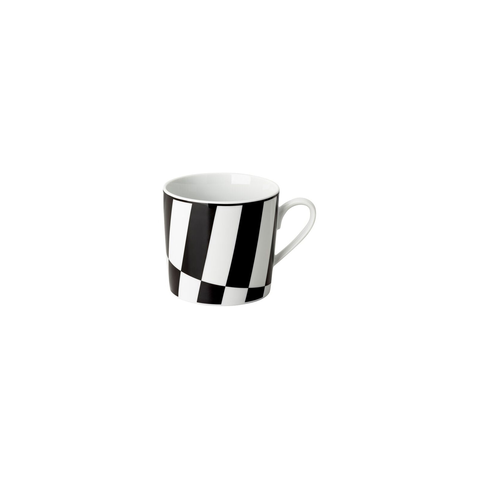 Mug (11.90 cm, 0.38 l) from the Rosenthal Home Monochrome Stripes collection. image number null