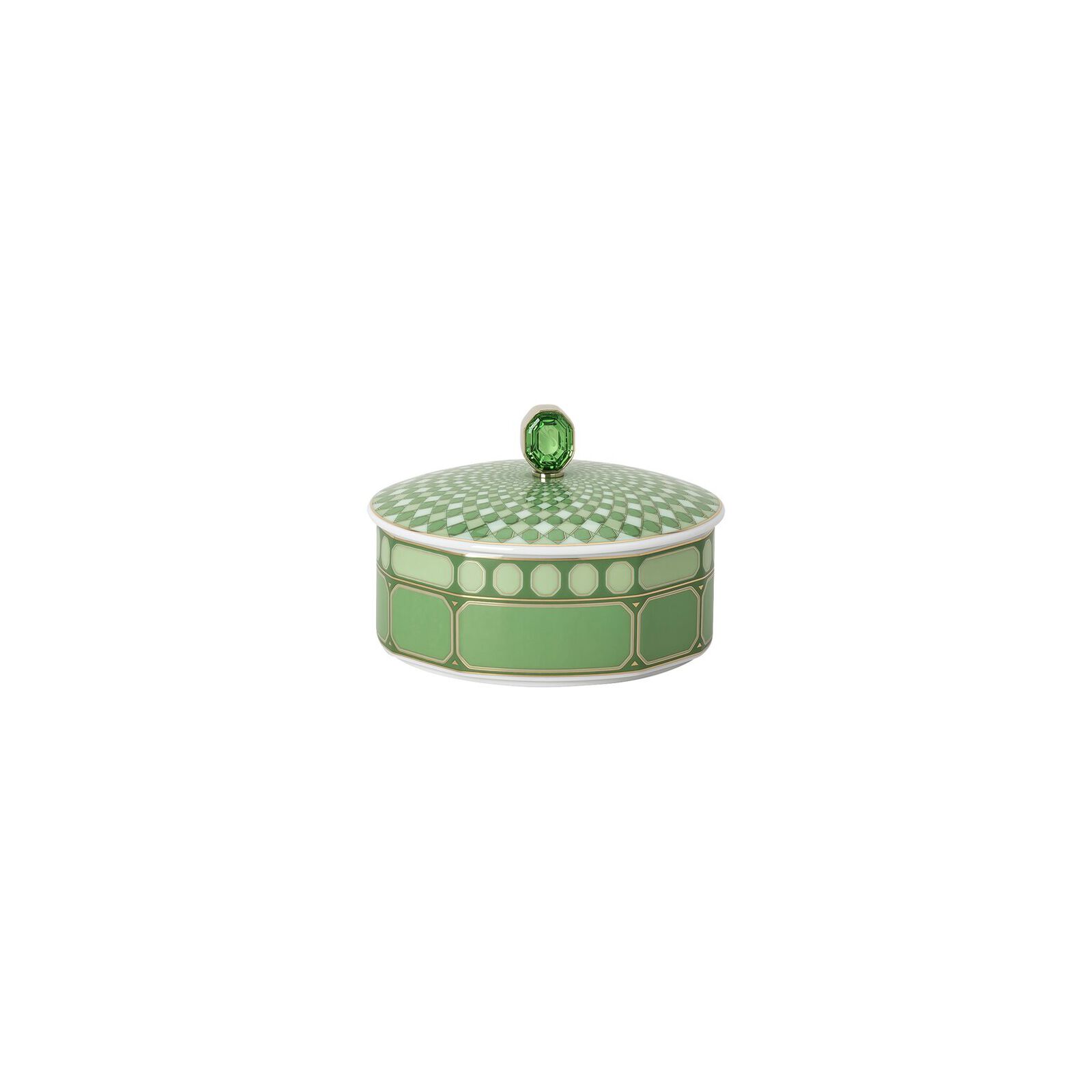 Low bowl (12 cm) from the Swarovski SIGNUM Fern collection by Swarovski x Rosenthal. image number null