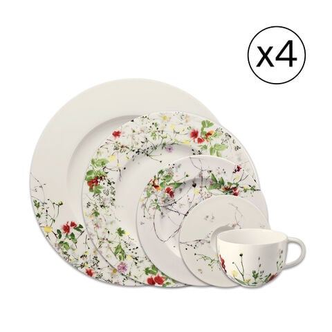 Dinnerware Set for 4 People 20 Pieces