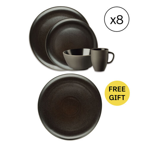 Dinnerware Set for 8 People 32 Pieces with Free Gift