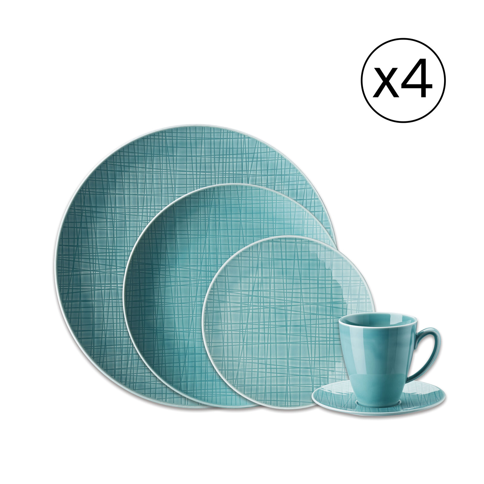 Dinnerware Set for 4 People 20 Pieces image number null