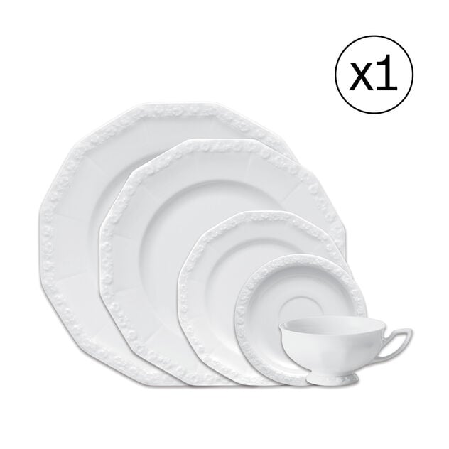 Dinnerware Set for 1 Person 5 Pieces image number 0