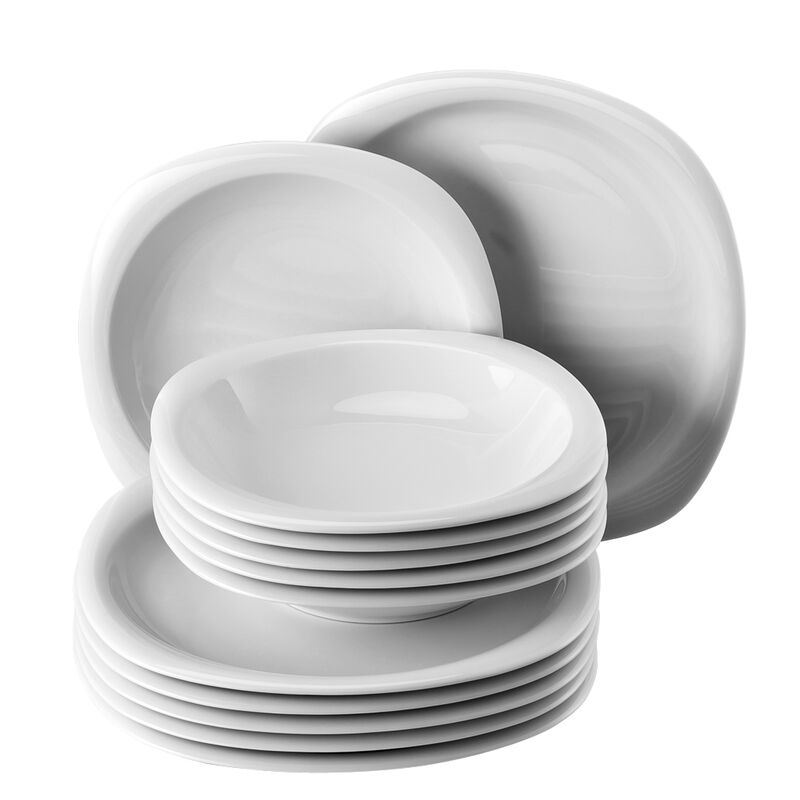 Dinnerware for 6, 12 pcs