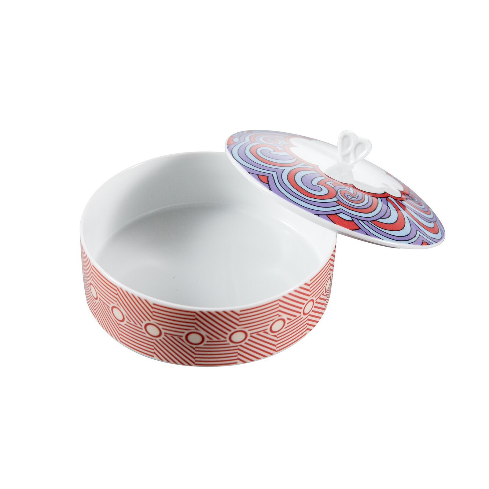 Porcelain container (15 cm) from the Rosenthal Home Flower Farm collection. image number null
