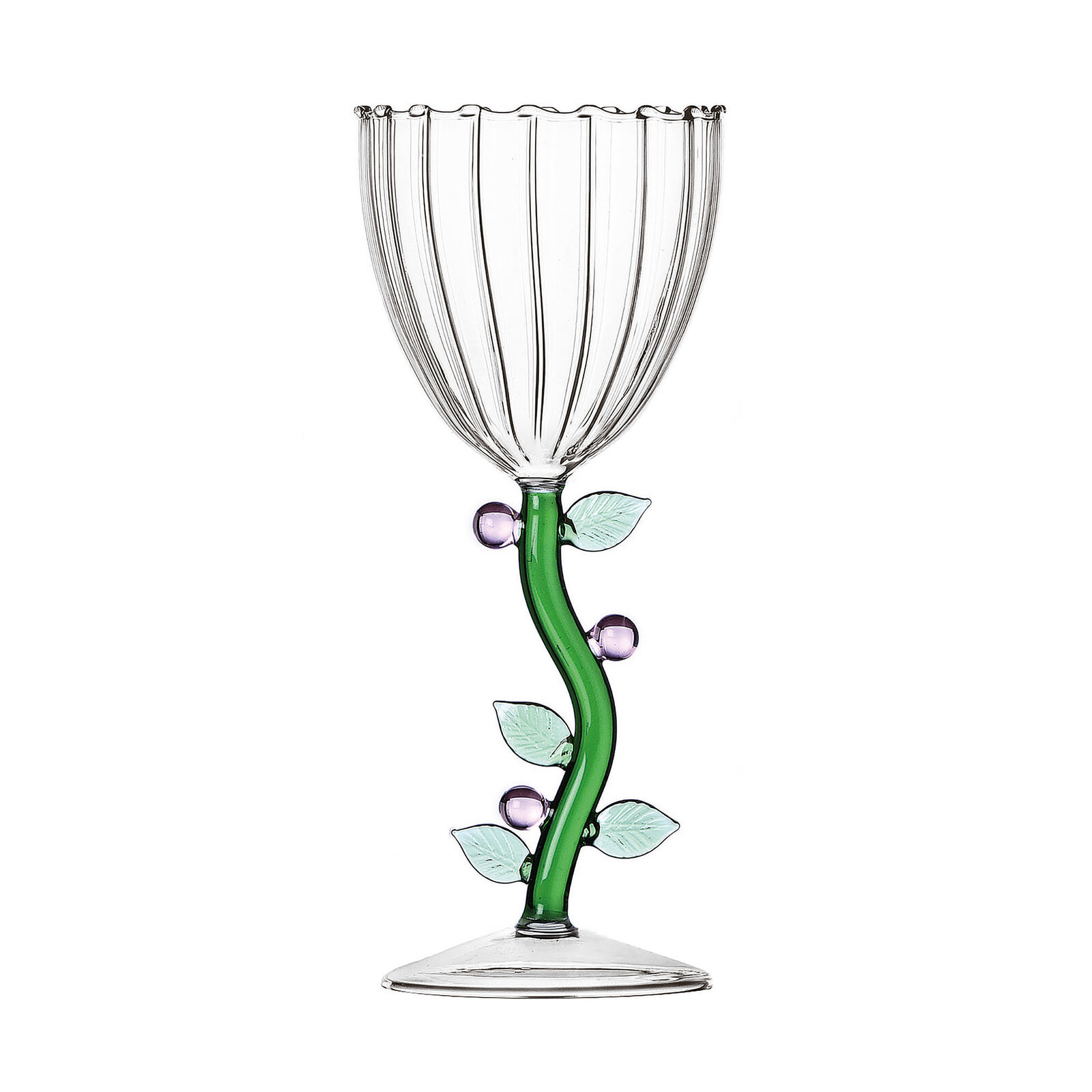 Optical Stemmed Wine Goblets set, 6 pieces image number null