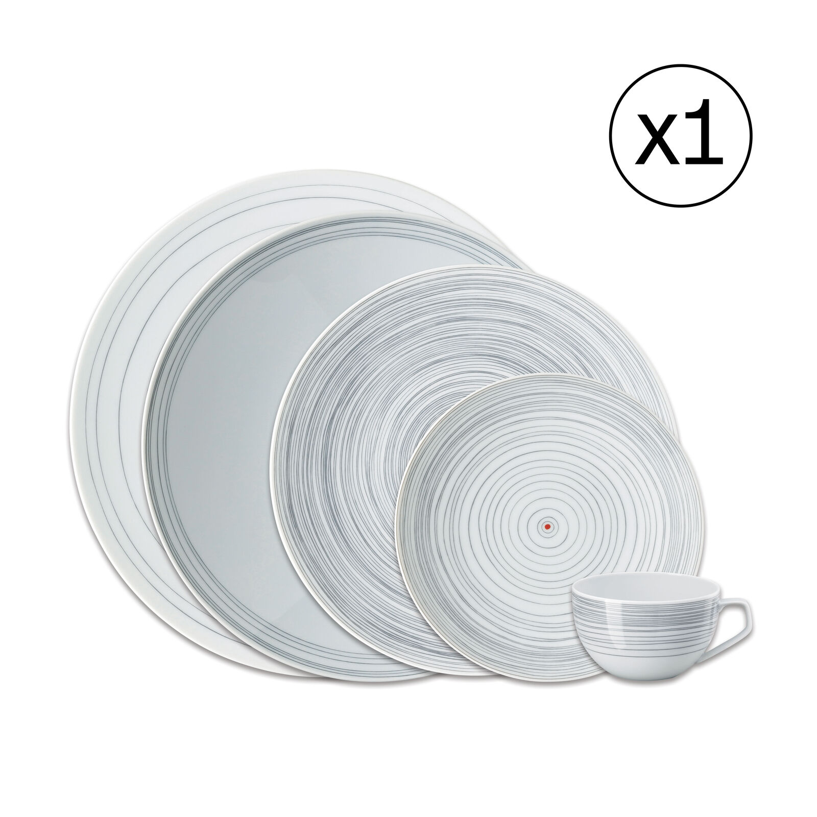 Dinnerware Set for 1 Person 5 Pieces image number null