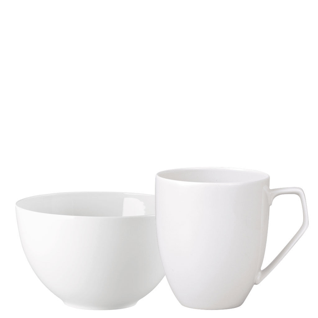 Breakfast Set (mug & bowl) | TAC 02 White image number 0