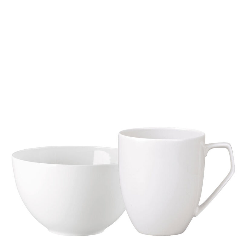 Breakfast Set (mug & bowl) | TAC 02 White