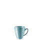 Mug (10.2 cm, 0.35 l) from the Rosenthal Mesh Colours Aqua collection in porcelain.