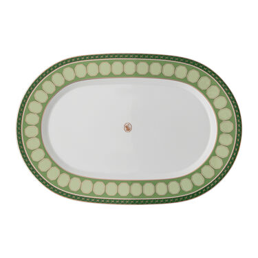 Rosenthal x Swarovski - Signum Fern Platter, 15 3/4 inch