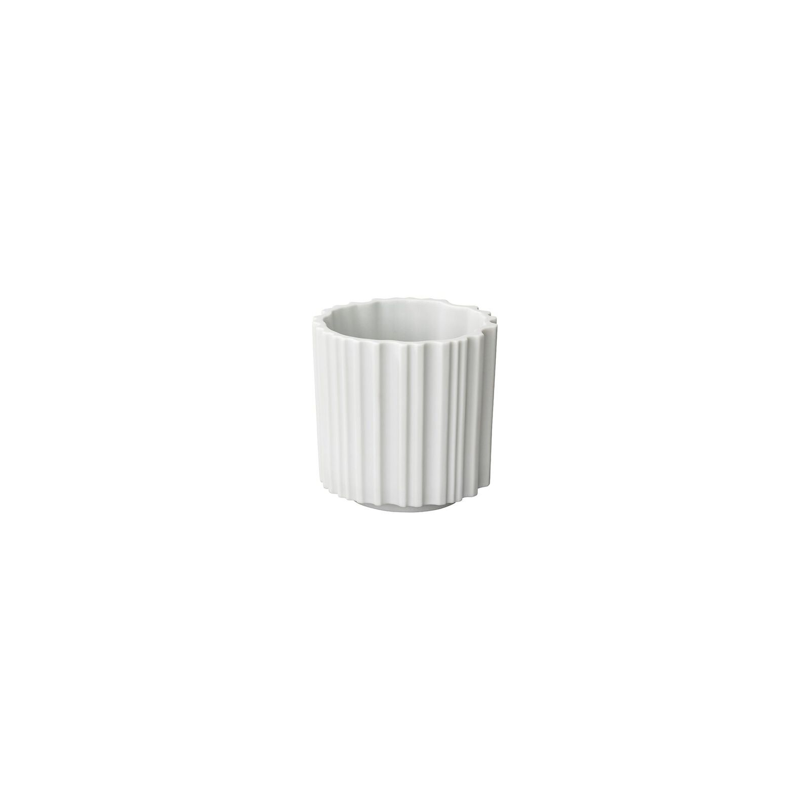 Multifunctional vessel (8.40 cm) from the Rosenthal Ura Weiss matt collection in porcelain. image number null