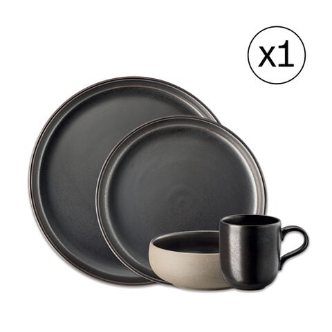 Dinnerware Set for 1 Person 4 Pieces