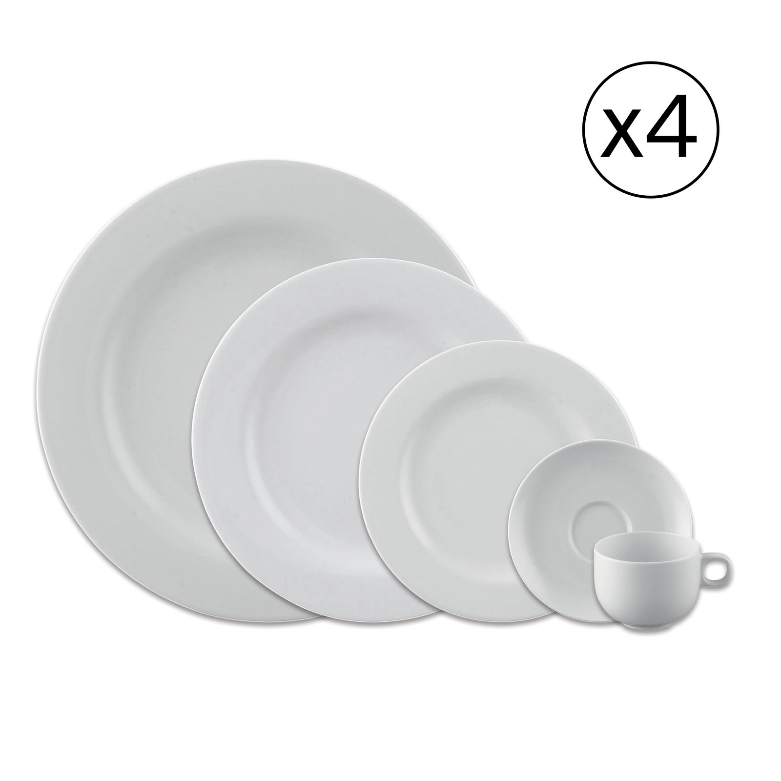 Dinnerware Set for 4 People 20 Pieces image number null