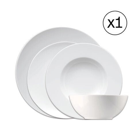 Dinnerware Set for 1 Person 4 Pieces