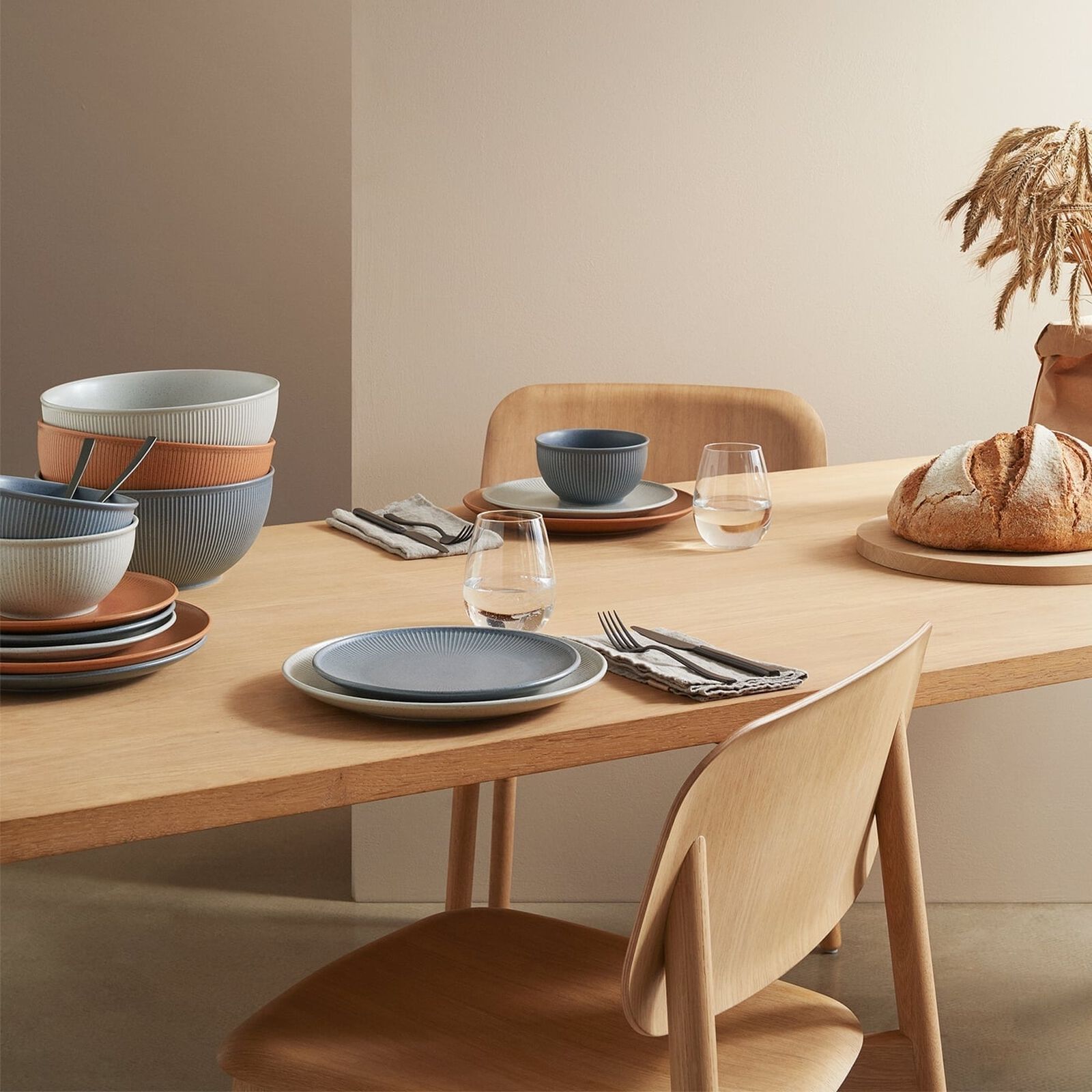 Dinnerware Set for 1 Person 4 Pieces image number null