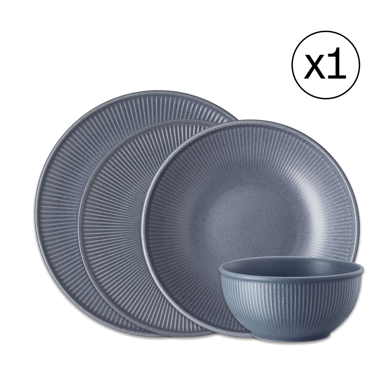 Dinnerware Set for 1 Person 4 Pieces image number null