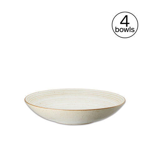 Deep Plate Set for 4 People 4 Pieces