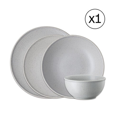 Dinnerware Set for 1 Person 4 Pieces