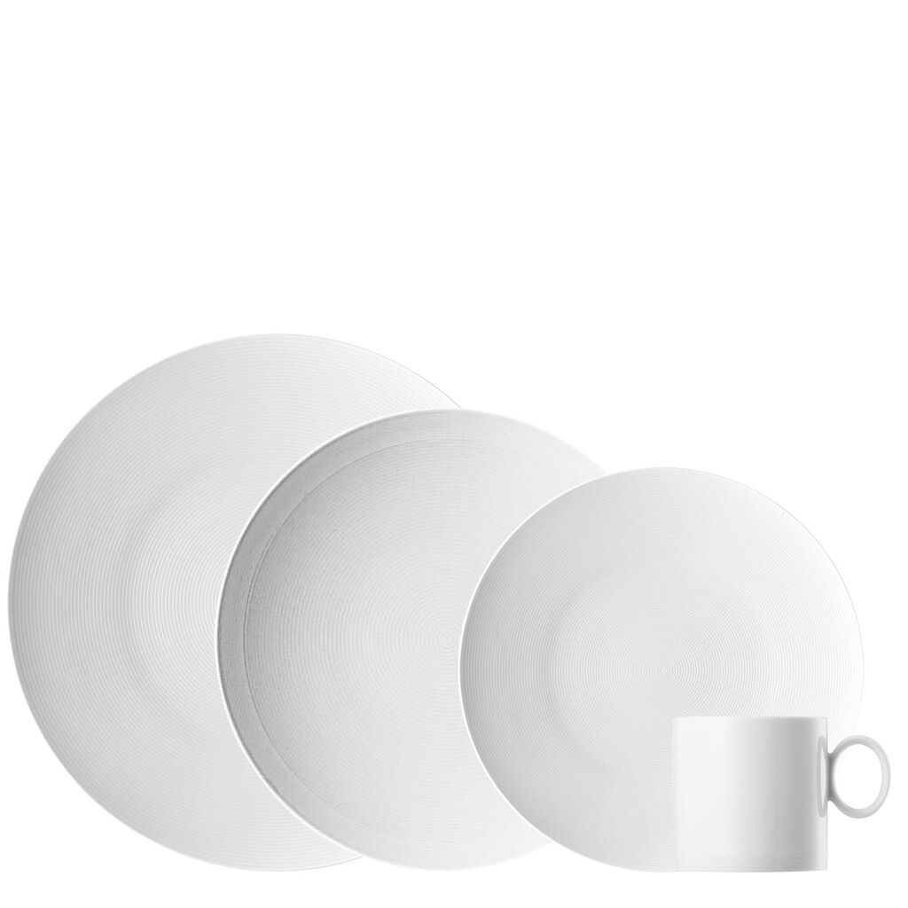 4 Piece Place Setting | Loft White image number 0