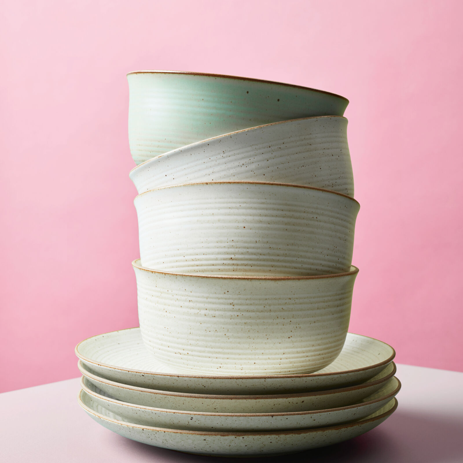 Dinnerware Set for 8 People 32 Pieces with Free Gift image number null