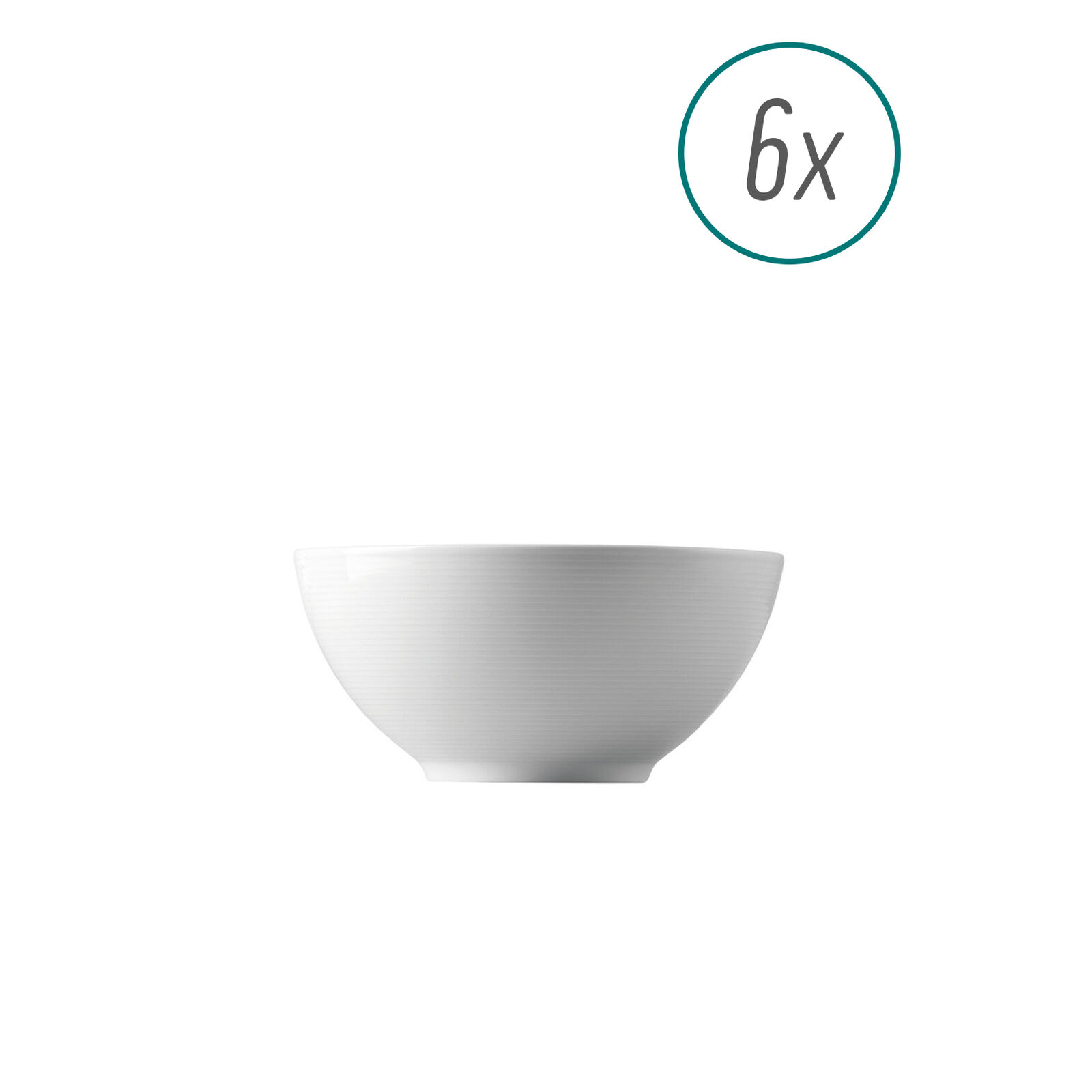 Set of 6 x Cereal bowls round 6 1/4 in image number null