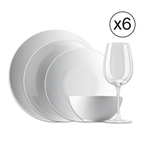 Dinnerware Set for 6 People 30 Pieces