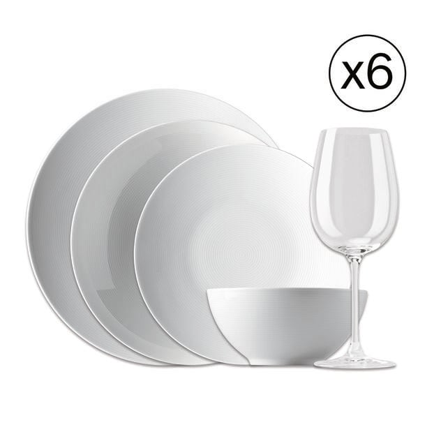 Dinnerware Set for 6 People 30 Pieces image number 0