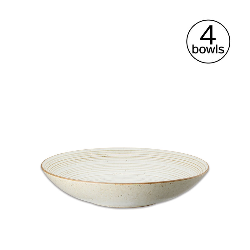 Deep Plate Set for 4 People 4 Pieces