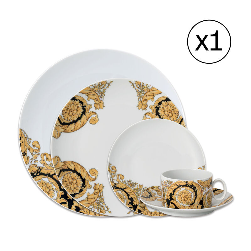 Dinnerware Set for 1 Person 5 Pieces