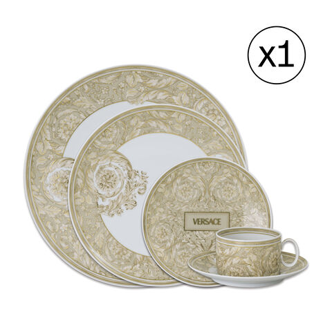 Dinnerware Set for 1 Person 5 Pieces