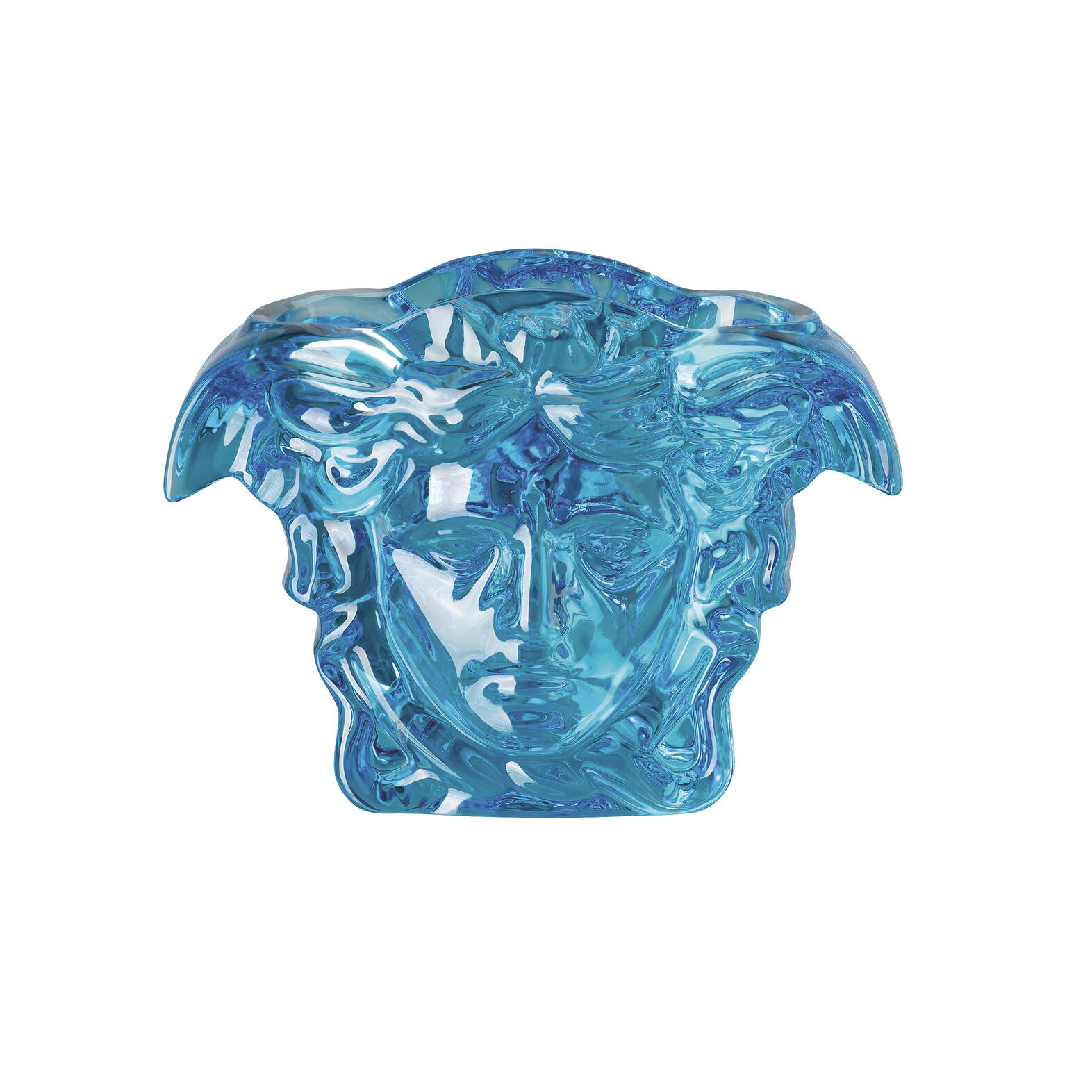 Versace Rosenthal メデューサブルー　花瓶 Versace Giftware Collection | Medusa Grande | Rosenthal Shop