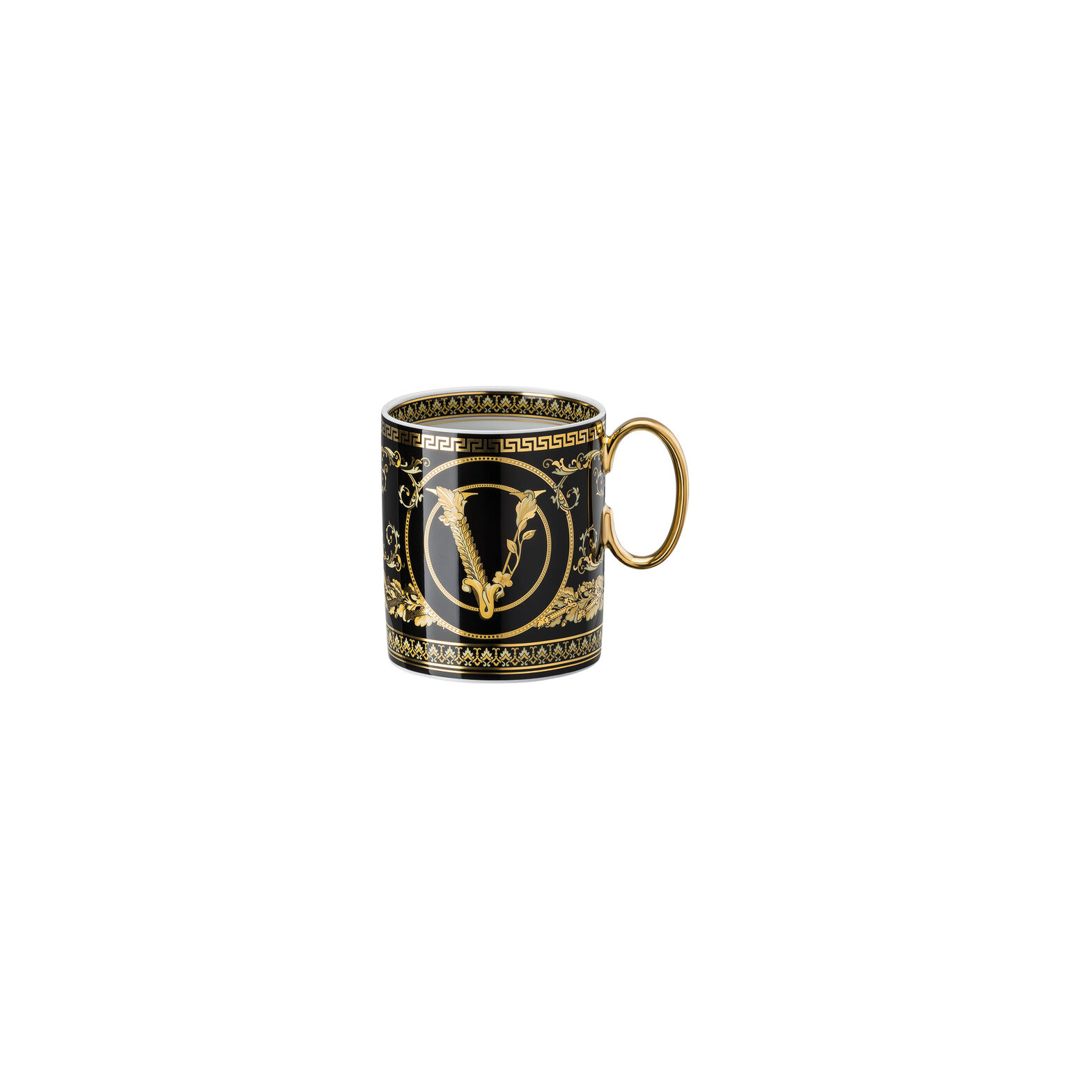 Rosenthal Porcelain, Mug, Virtus Gala Virtus Gala Black