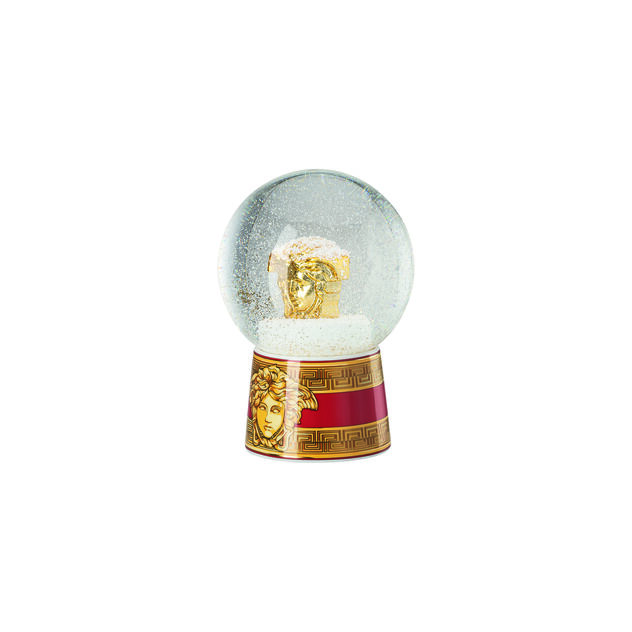 Glass sphere with snow effect large image number 1