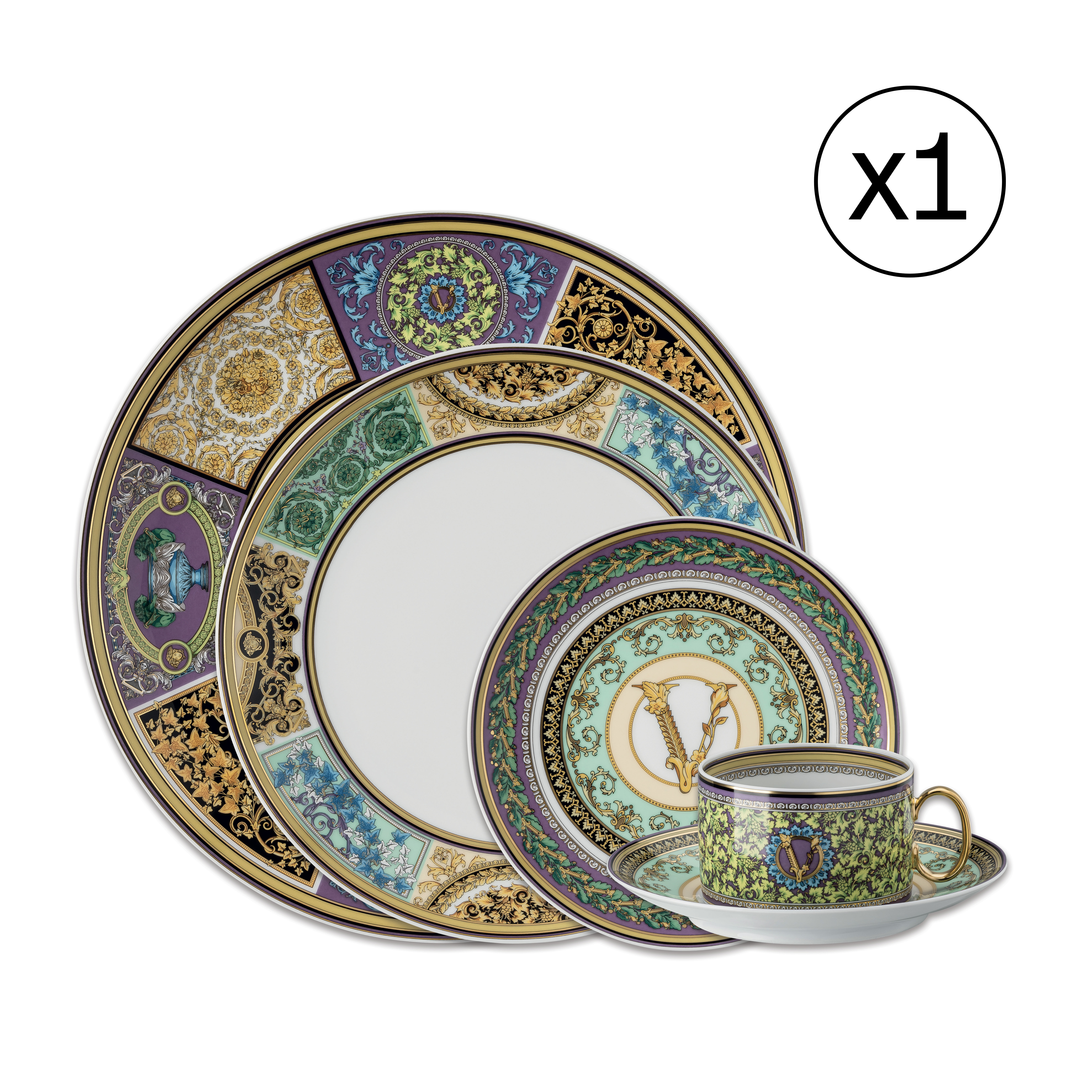 Offical Versace Barocco Mosaic Dinnerware | Rosenthal