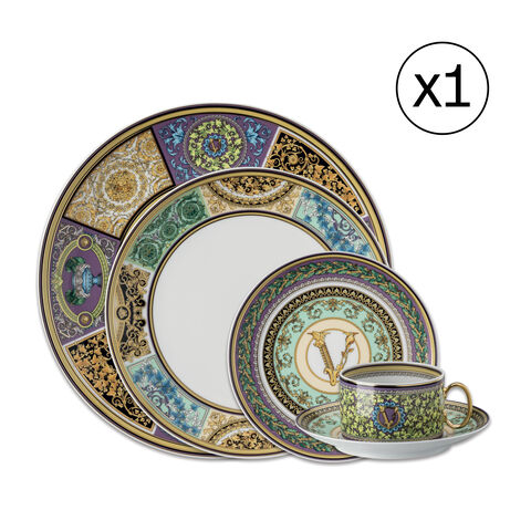 Dinnerware Set for 1 Person 5 Pieces