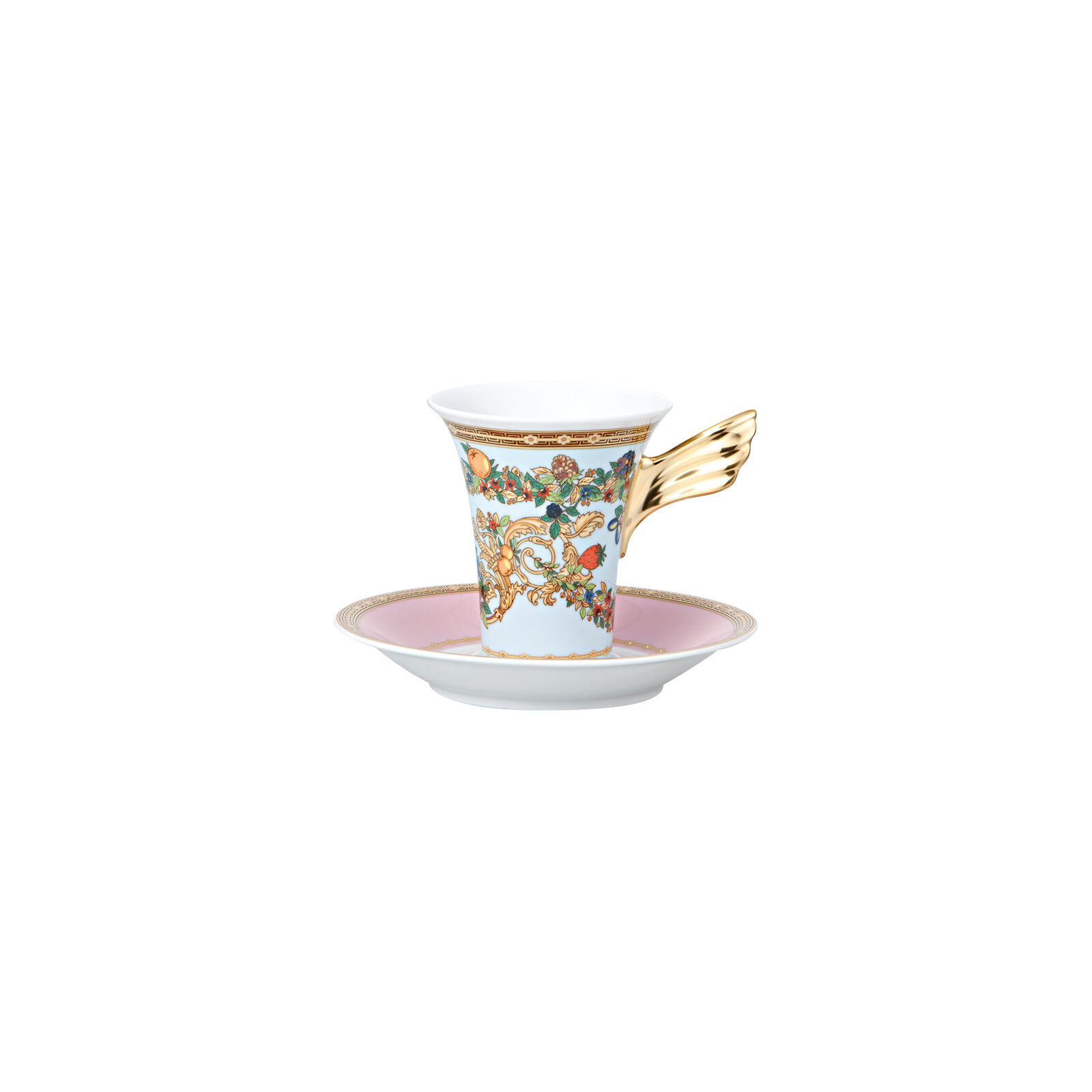 klep Karakteriseren token Rosenthal Porcelain, Coffee Cup & Saucer, Butterfly Garden Le jardin de  Versace