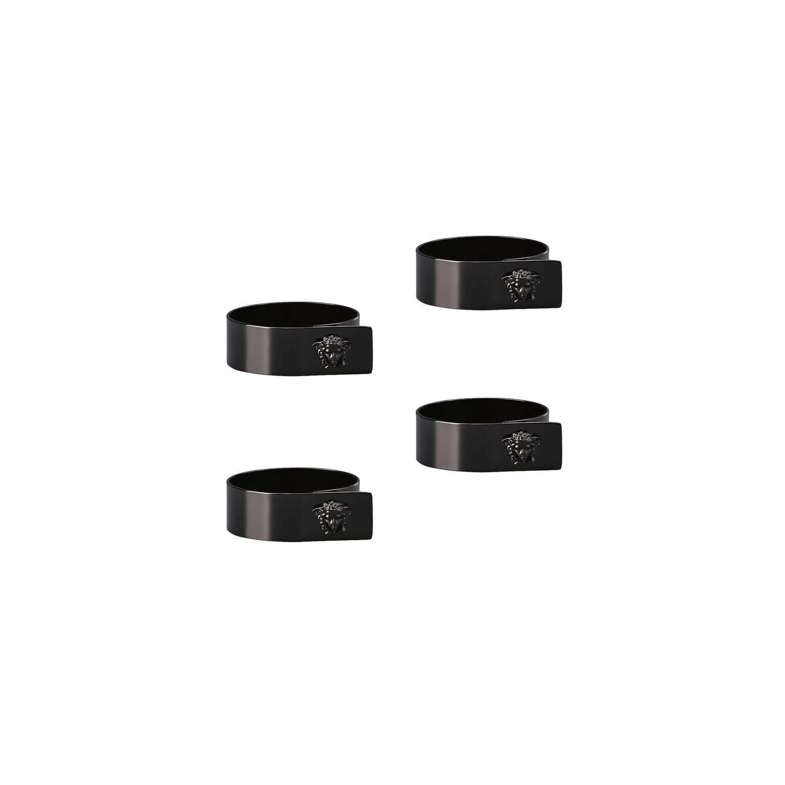 Matte black napkin rings hotsell