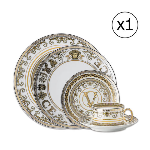 Dinnerware Set for 1 Person 5 Pieces