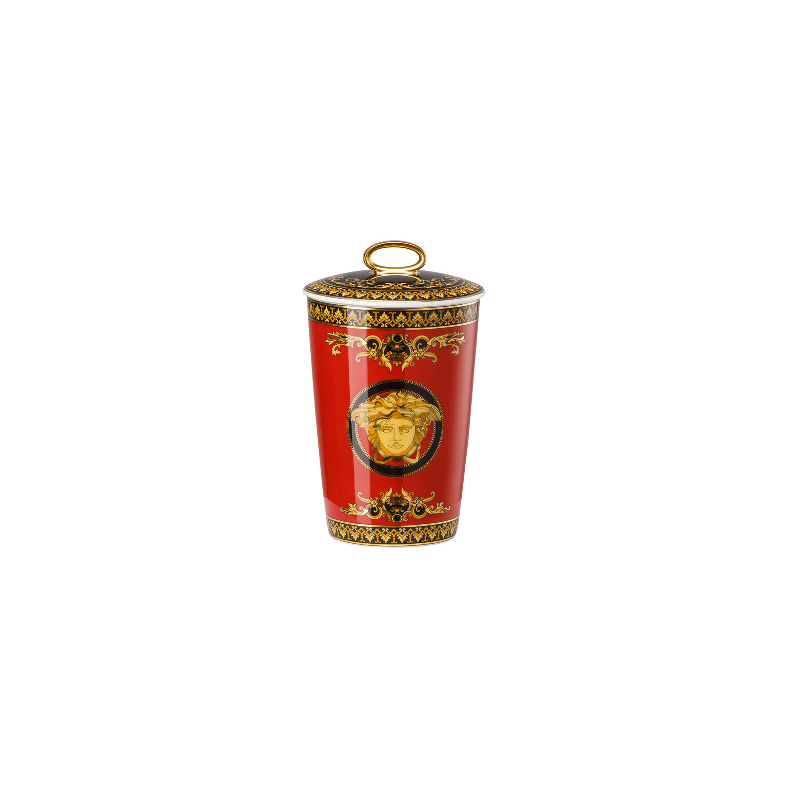 Rosenthal Porcelain, Scented candle, 3 1/2 inch, Medusa Red